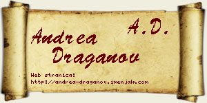 Andrea Draganov vizit kartica